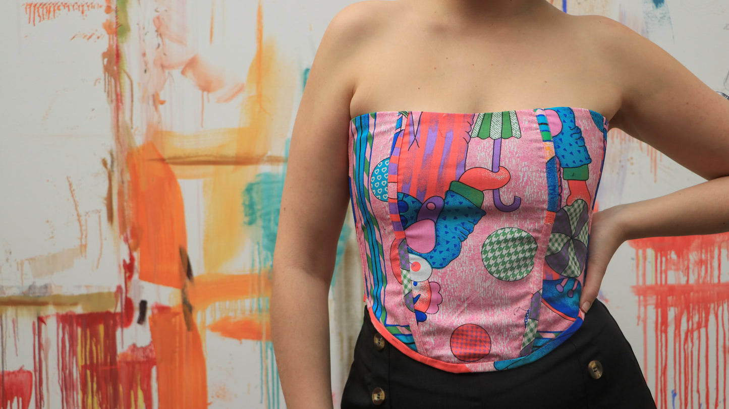 Corset Algodón Deadstock Print II