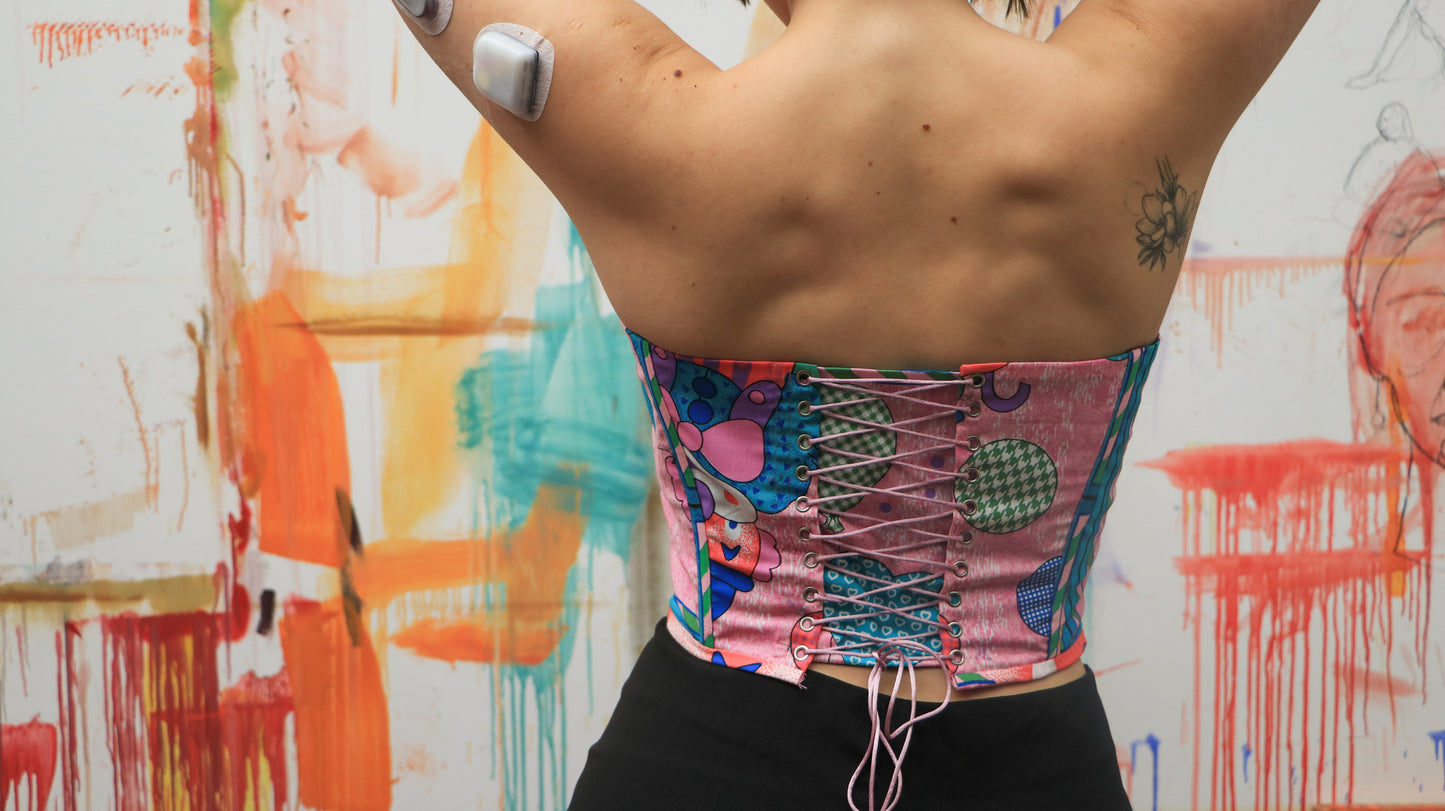 Corset Algodón Deadstock Print II