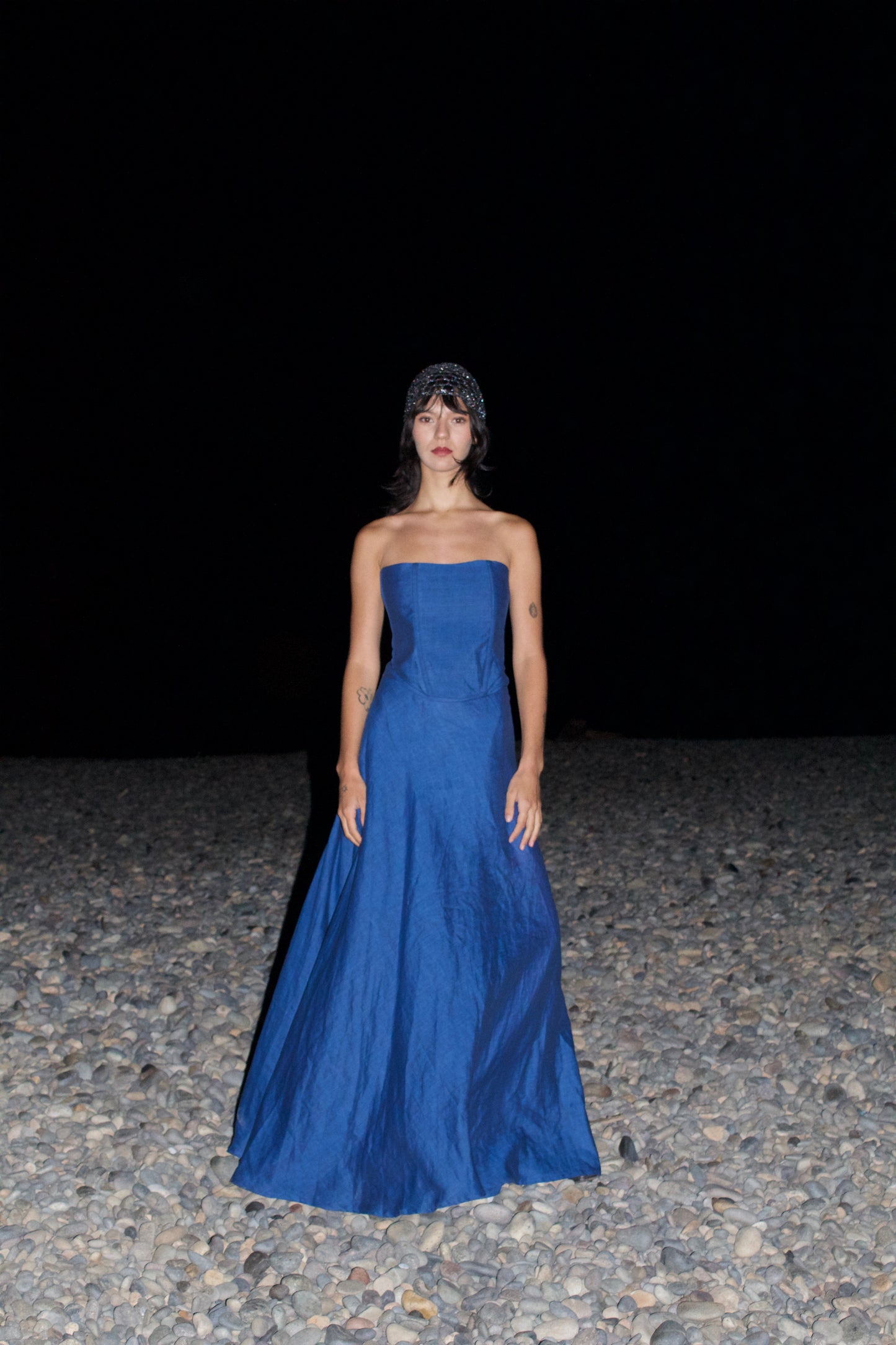 Conjunto Falda pareo y  corset de Lino