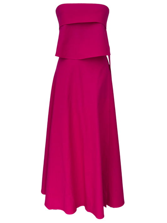 Conjunto Lino Falda pareo y top bies